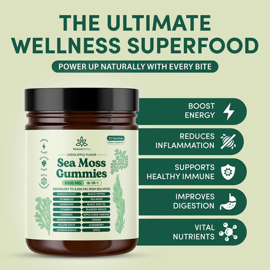 Sea Moss 16-In-1 Gummies - For Joint Relief & Mobility